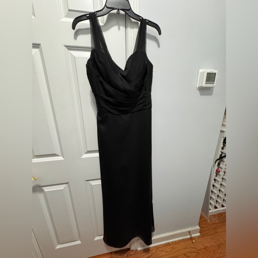 Belsoie size 12 black sleeveless gown